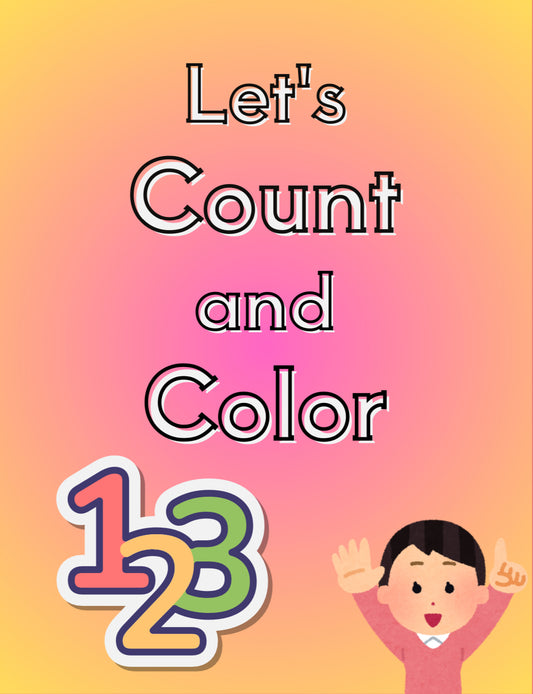 Count and Color Workbook (1-10) – Fun Learning for Early Math Skills